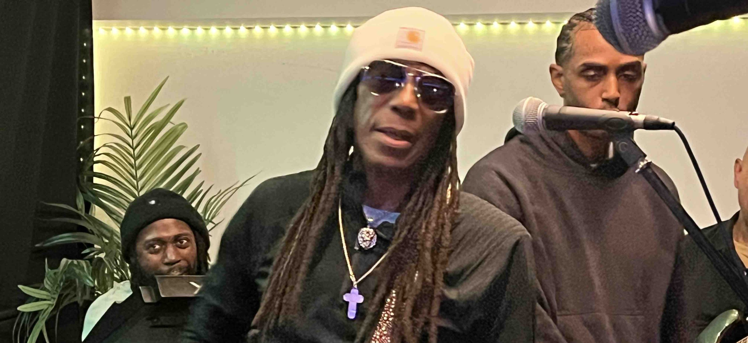 2023 02 03 Bob Marley's guitarist Junior Marvin surprise performance at CultureMix Centre Reggae Friday Open Mic image by Mary Genis